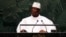 FILE - Yahya Jammeh, president of Gambia, speaks to the U.N. General Assembly in New York, Sept. 25, 2014. 