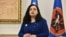 Novoizabrana predsednica Kosova Vjosa Osmani u svojoj kancelariji u Prištini, 4. aprila 2021. (Foto: Reuters) 