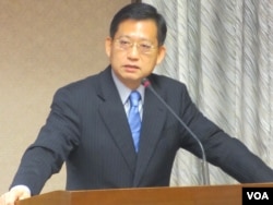 执政党国民党立委吴育升(美国之音张永泰拍摄)