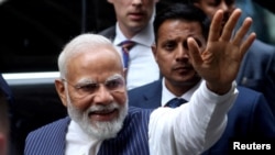 印度总理纳伦德拉·莫迪（Narendra Modi）2023年6月20日抵达纽约，开始对美国国事访问。（路透社）