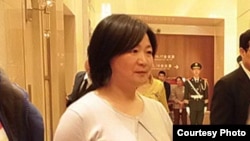 刘勇在向代表陈情(六四天网)