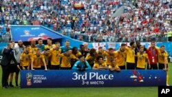 تیم فوتبال بلجیم،برنده مدال برونز ۲۱مین جام جهانی فوتبال شد
