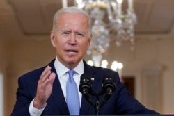 صدر جو بائیڈن وائٹ ہاؤس سے قوم سے خطاب کر رہے ہیں۔ 31 اگست 2021