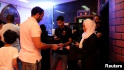 L'entrée de la première salle de cinéma en Arabie Saoudite, à Jeddah, 13 janvier 2018.