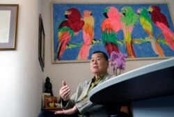 苹果日报创办人黎智英在香港接受采访时谈港版国安法。（2020年5月29日）