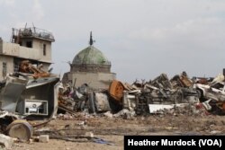 Buildings over 1,000 years old were reduced to rubble during the battle for Old Mosul, which is now almost completely unlivable on March 1, 2018 in Old Mosul, Iraq.