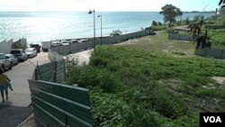 세네갈 수도 다카르 해변의 리조트 건설 부지. 북한 건설 업체가 공사를 수주했다.