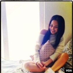 苍井空(照片来源：苍井空的新浪微博)