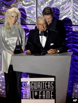 لئونارد کوهن در تالار مشاهیر راک