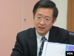 台湾外交部亚太司副司长 周颖华 (美国之音张永泰拍摄)