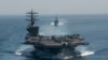 در پاسخ به تهدیدهای رژیم ایران، ناو هواپیمابر آمریکا در خاورمیانه می‌ماند