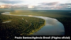 Rio Purus, afluente do rio Amazonas, Brasil