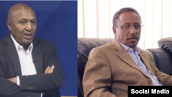 አቶ በረከት ስምኦንና አቶ ታደሰ ካሳ 