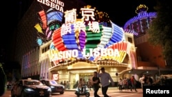 澳门夜景 （路透社资料照）