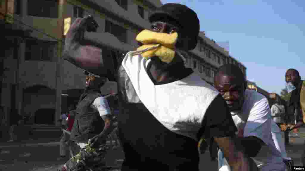 Ouagadougou a Burkina Faso, 30 ga Oktoba, 2014. 