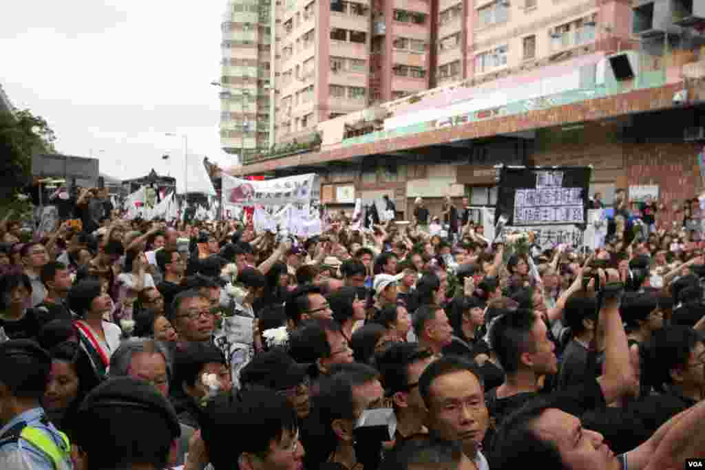 美国之音黎堡拍摄