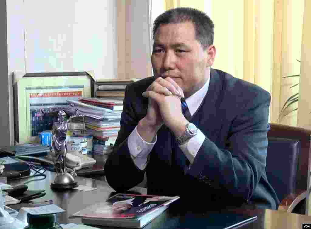 资料照片：中国人权律师浦志强。（美国之音东方拍摄）