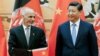 محمد اشرف غنی احمدزی، رئیس جمهور افغانستان و شی جینپینگ، رئیس جمهور چین