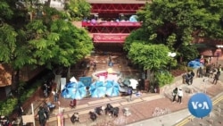 Inside Campus Fortresses, Hong Kong Students Prep for Battle