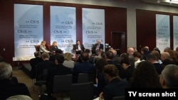 Učesnici Transatlantskog foruma u Centru za strateške i međunarodne studije u Vašingtonu