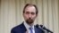 FILE - U.N. High Commissioner for Human Rights Zeid Ra’ad Al Hussein answers questions during a press conference in Seoul, South Korea, June 25, 2015.