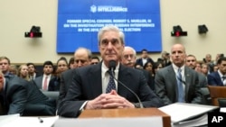 L’ancien procureur spécial, Robert Mueller, lors de son audition devant le Comité du renseignement de la Chambre la Chambre des représentants, à Washington, le 24 juillet 2019.