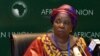 South African Home Affairs Minister Nkosazana Dlamini-Zuma addresses the media during the leaders meeting at the African Union (AU) in Addis Ababa July 15, 2012. 