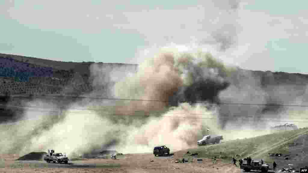 Garin Kobani a Siriya, 4 ga Nuwamba, 2014. 