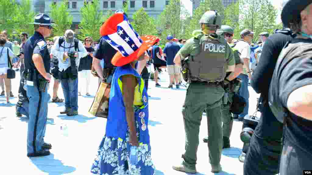 በክሊቭላንዱ የሬፖብሊካን ፓርቲ ጉባዔ የተካሄደ የተቃውሞ ሰልፍ