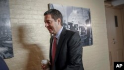 Devin Nunes, le président de la commission parlementaire, qui a commandé cette note à Washington, le 30 janvier. 2018.