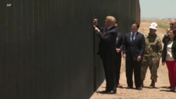 VOA英语视频: 特朗普造访选战重镇亚利桑那州谈移民议题