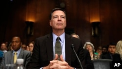 (资料图) 联邦调查局局长科米在2017年5月3日的国会听证会上。