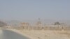 A fortified compound used by the army and district administration is seen in Khak-e-Jabbar. (A. Tanzeem/VOA)