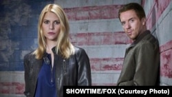 «کلیر دینز» (چپ) ستاره سریال هوملند