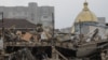 Aftermath of a Russian missile and drone strike in Odesa