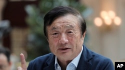 华为创始人任正非在华为深圳总部接受媒体采访（2019年1月15日）