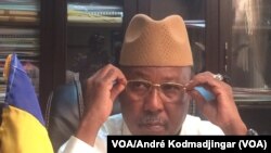 Ahmat Mahamat Bachir ministre en charge de la Sécurité publique et de l'Administration du territoire et de la Gouvernance locale, N'Djamena, Tchad, 2 février 2018. (VOA/ André Kodmadjingar)
