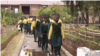 FILE - Students are seen at a girls school in Malawi. The government aims to vaccine 1.5 million girls between the ages of 9 and 14 against the human papilloma virus (HPV), which can cause cervical cancer.
