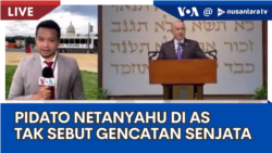 Laporan VOA untuk NTV: Pidato Netanyahu di Kongres AS Tak Singgung Gencatan Senjata 