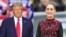 (FILES) (COMBO) This combination of pictures created on November 27, 2024 shows
former US President and Republican presidential candidate Donald Trump (L) on November 4, 2024, and Mexico's President Claudia Sheinbaum on November 20, 2024.