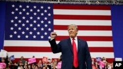 Le Président Donald Trump le 10 mars 2018 en Pennsylvanie