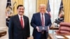 US President Donald Trump met with the Indonesian Coordinating Minister for Maritime Affairs and Investment Luhut Binsar Pandjaitan on Nov. 17, 2020. (Photo courtesy Indonesian Coordinating Ministry for Maritime and Investment Affairs)