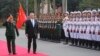 FILE - U.S. Defense Secretary Jim Mattis, right, and his Vietnamese counterpart, Ngo Xuan Lich, review an honor guard before heading for talks in Hanoi, Vietnam, Jan. 25, 2018.