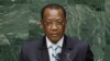 FILE - Chad's President Idriss Deby, shown addressing the U.N. General Assembly in September 2014, says the Boko Haram terrorist group has been weakened yet remains a threat.
