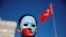 资料照片：流亡维吾尔青年在伊斯坦布尔参加反对中国的抗议。（2019年12月14日）