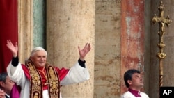 组图：天主教宗宣布退位