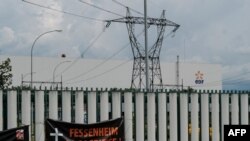 This picture taken June 26, 2020, shows Fessenheim nuclear power plant in Fessenheim, eastern France.