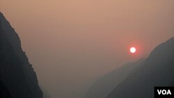 长江景色(美国之音张楠拍摄)