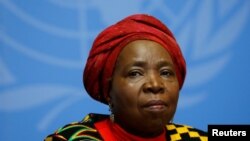 Nkosazana Dlamini-Zuma, la présidente sortante de la commission de l'Union africaine, 24 mai 2016