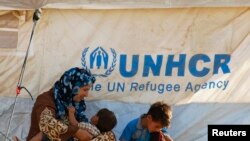 یکی از اردوگاه های آوارگان کرد سوری در اربیل عراق